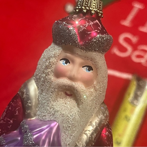 Larry Fraga Designs 6.25” Mr. Fabulous, Glass, Christmas ORNAMENT TREE 5058 Euc - Picture 5 of 12